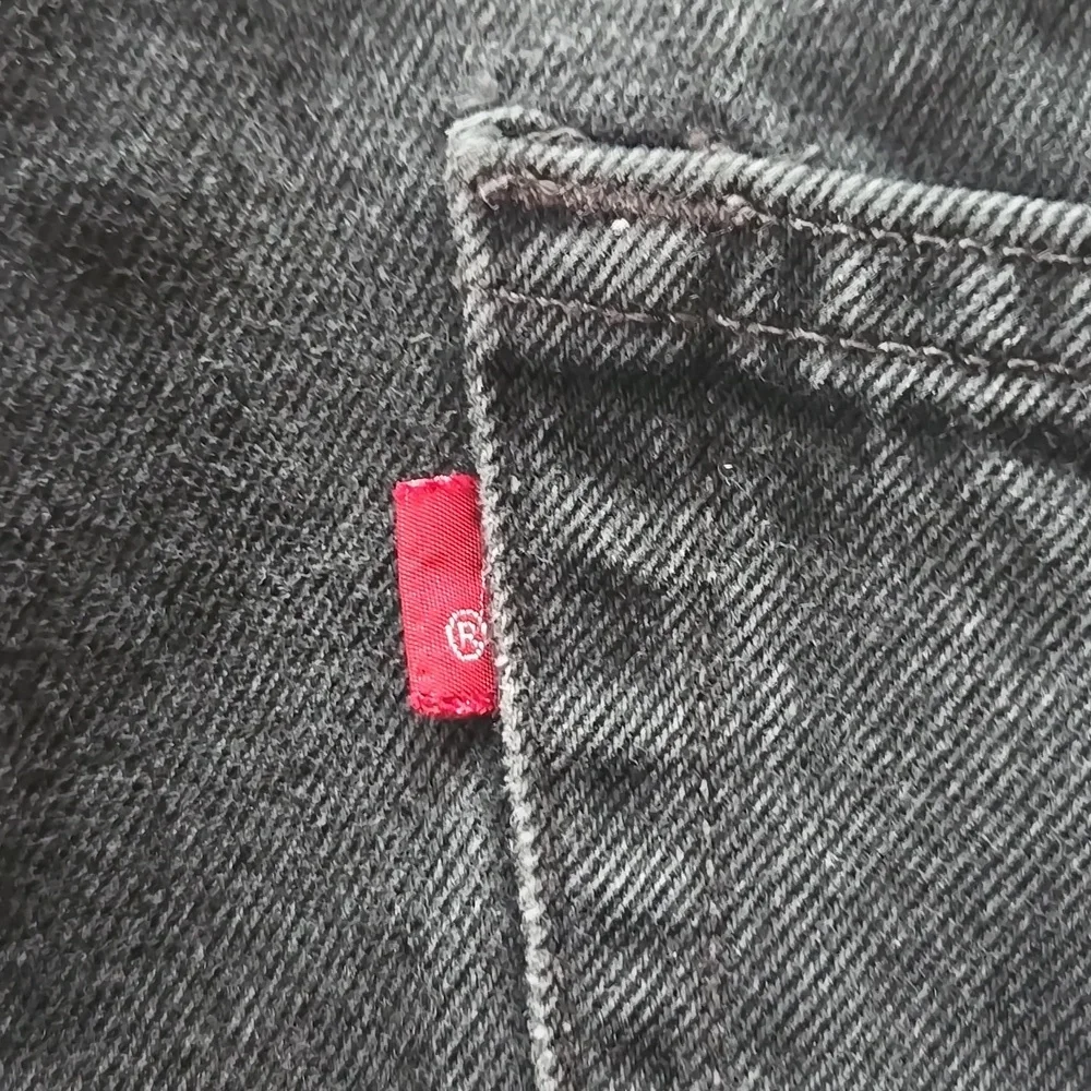 Vintage Usa Made Levis 560 Loose Fit Tapered Leg Black Denim Jeans 42x32
